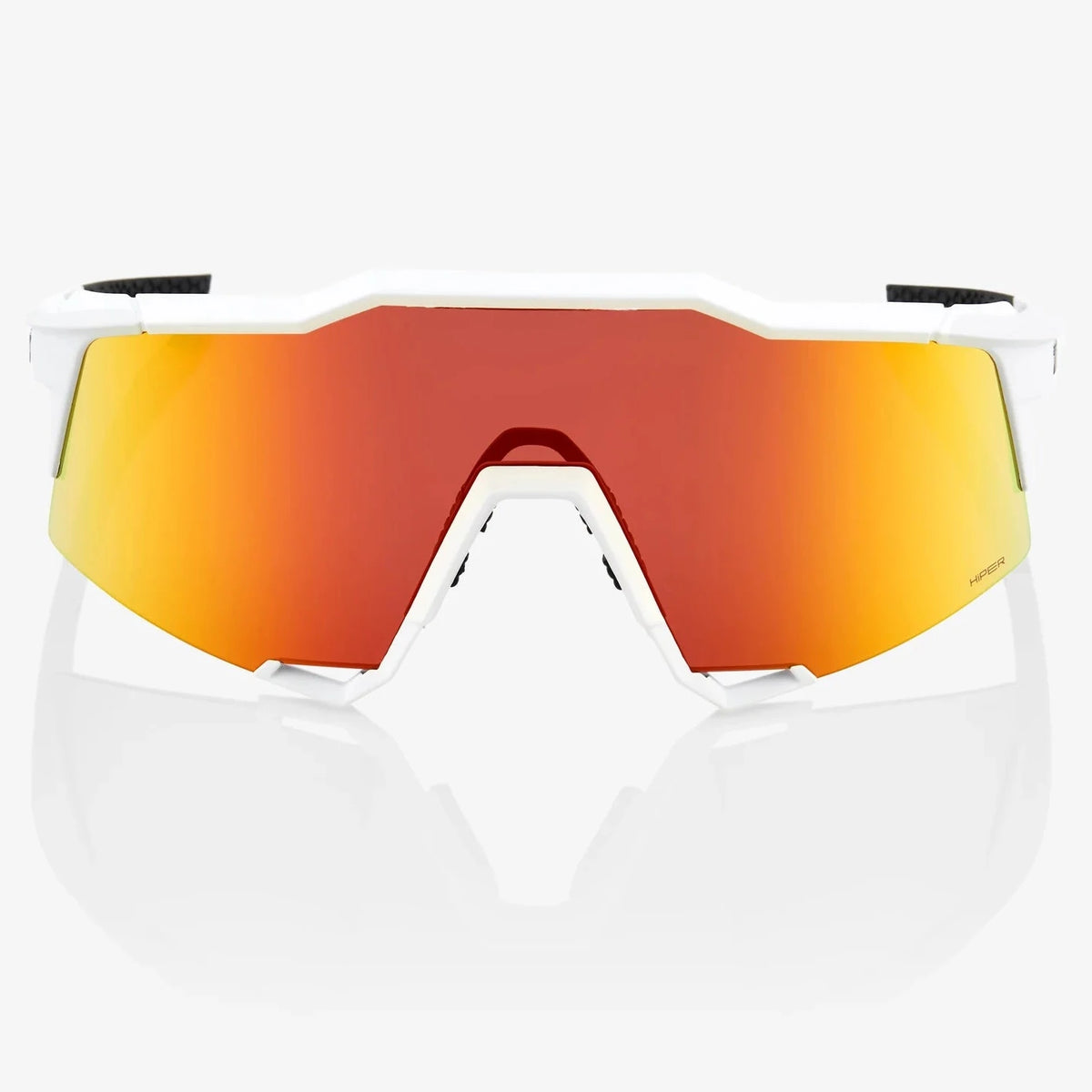 100% Speedcraft-Brille - Soft Tact Off White HiPER Red Multilayer Mirror