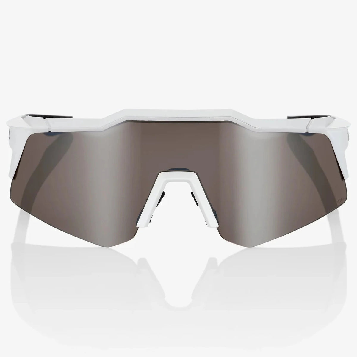 Lunettes 100% Speedcraft XS - Matte White HiPER Silver Mirror