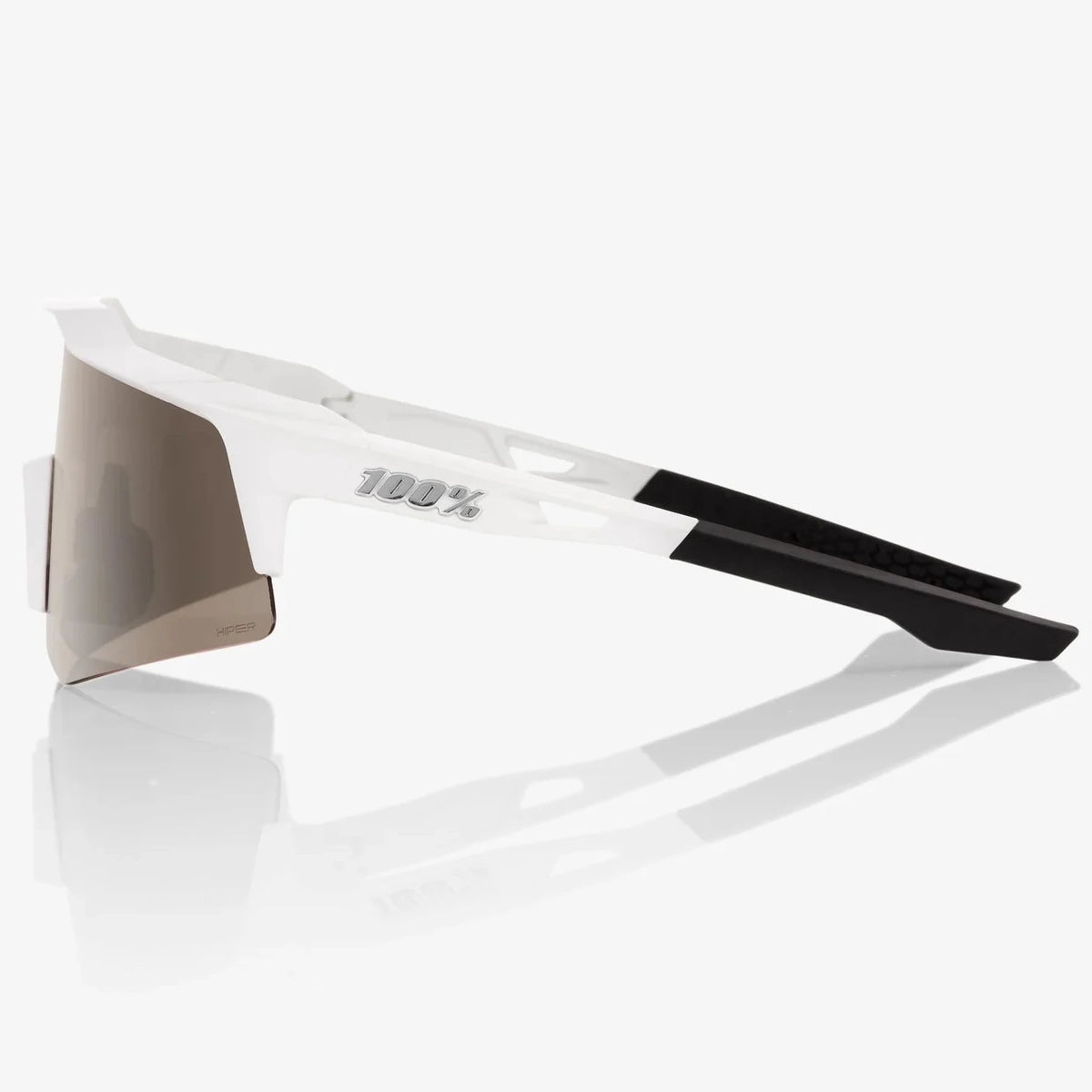 Lunettes 100% Speedcraft XS - Matte White HiPER Silver Mirror