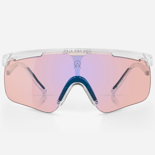 Alba Optics Delta sunglasses - Crystal Glossy Vzum F-Lens Flamingo