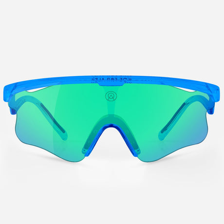 Delta Lei Glasses Alba Optics - Blue Glossy Vzum F-Lens Beetle