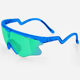 Brille Alba Optics Delta Lei - Blue Glossy Vzum F-Lens Beetle