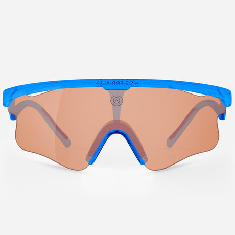 Alba Optics Delta Lei Glasses - Blue Glossy Vzum Salmon