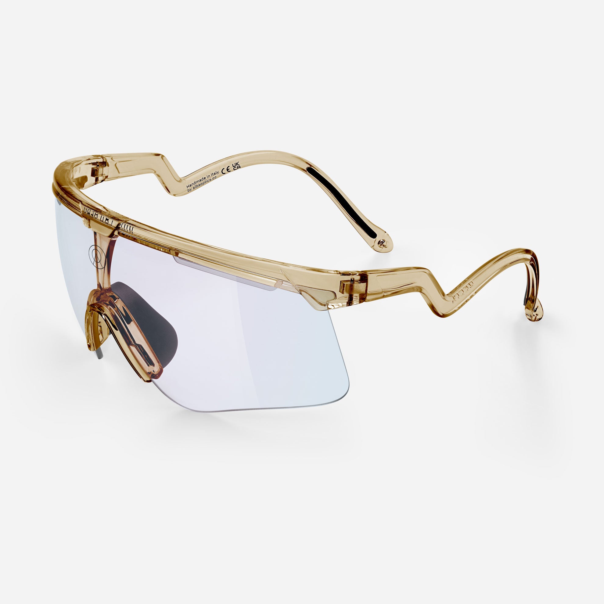 Lunettes Alba Optics Delta - Smoke Glossy Vzum F-Lens Fire