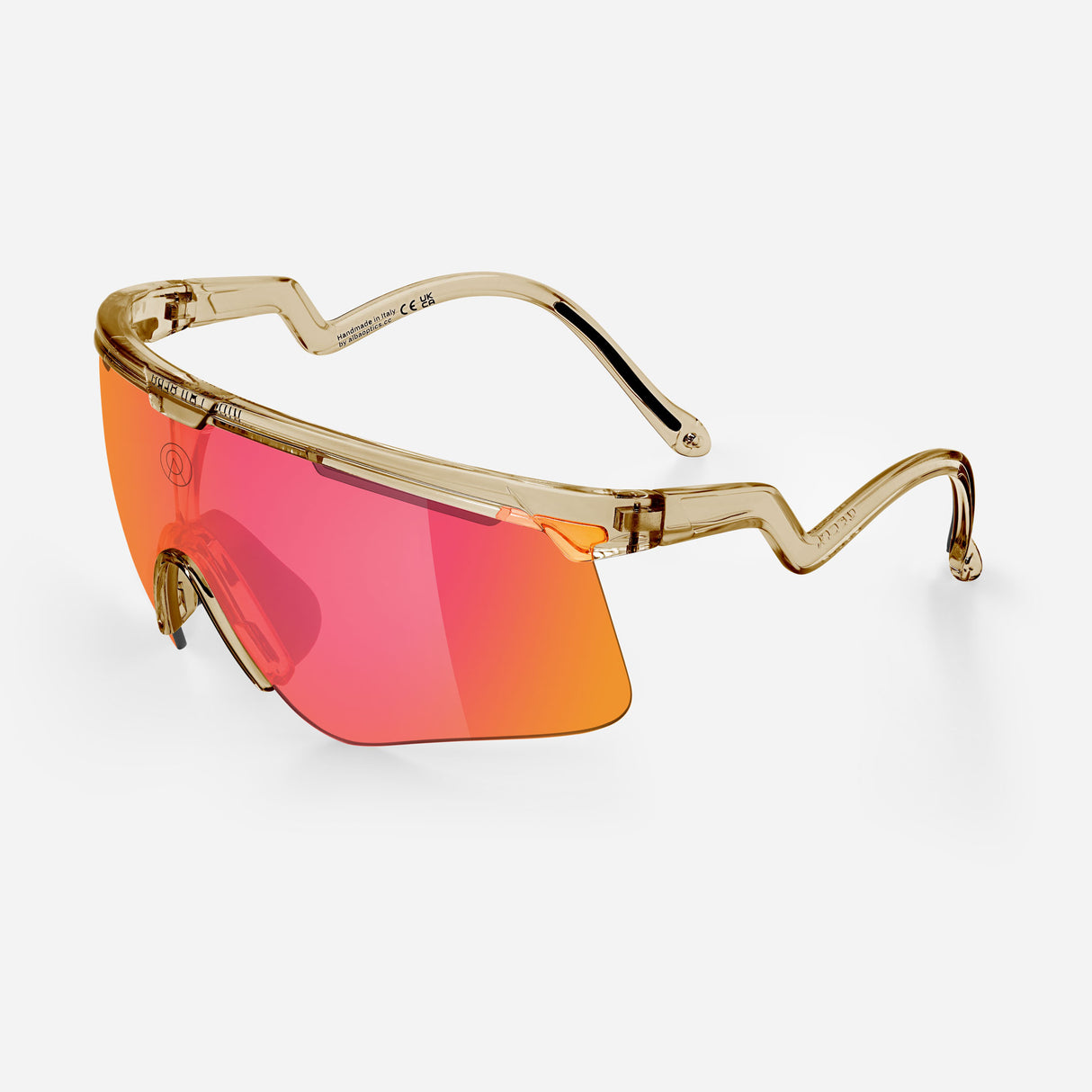 Occhiali Alba Optics Delta - Smoke Glossy Vzum F-Lens Fire Alba Optics