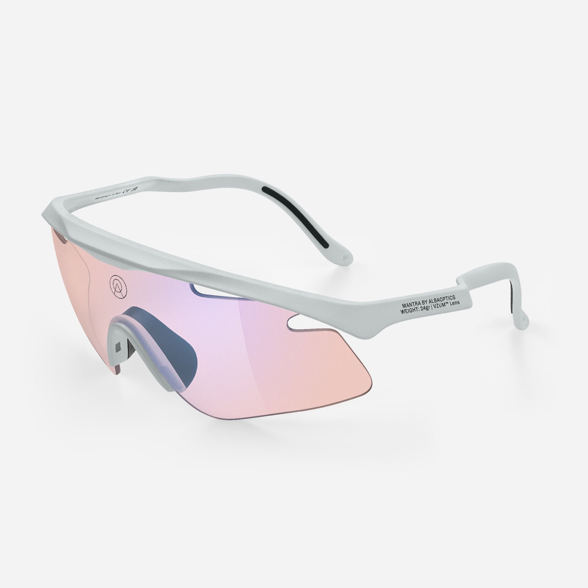 Alba Optics Mantra Glasses - Ice Vzum F-Lens Flamingo