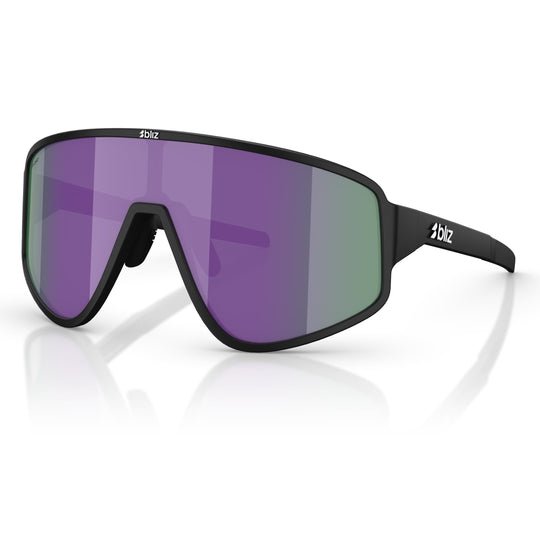 Bliz A004 sunglasses - Matte Black Brown Purple Multicolor