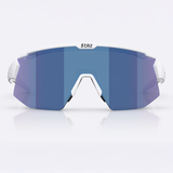 Occhiali Bliz Breeze - Matte White Smoke Blue Bliz