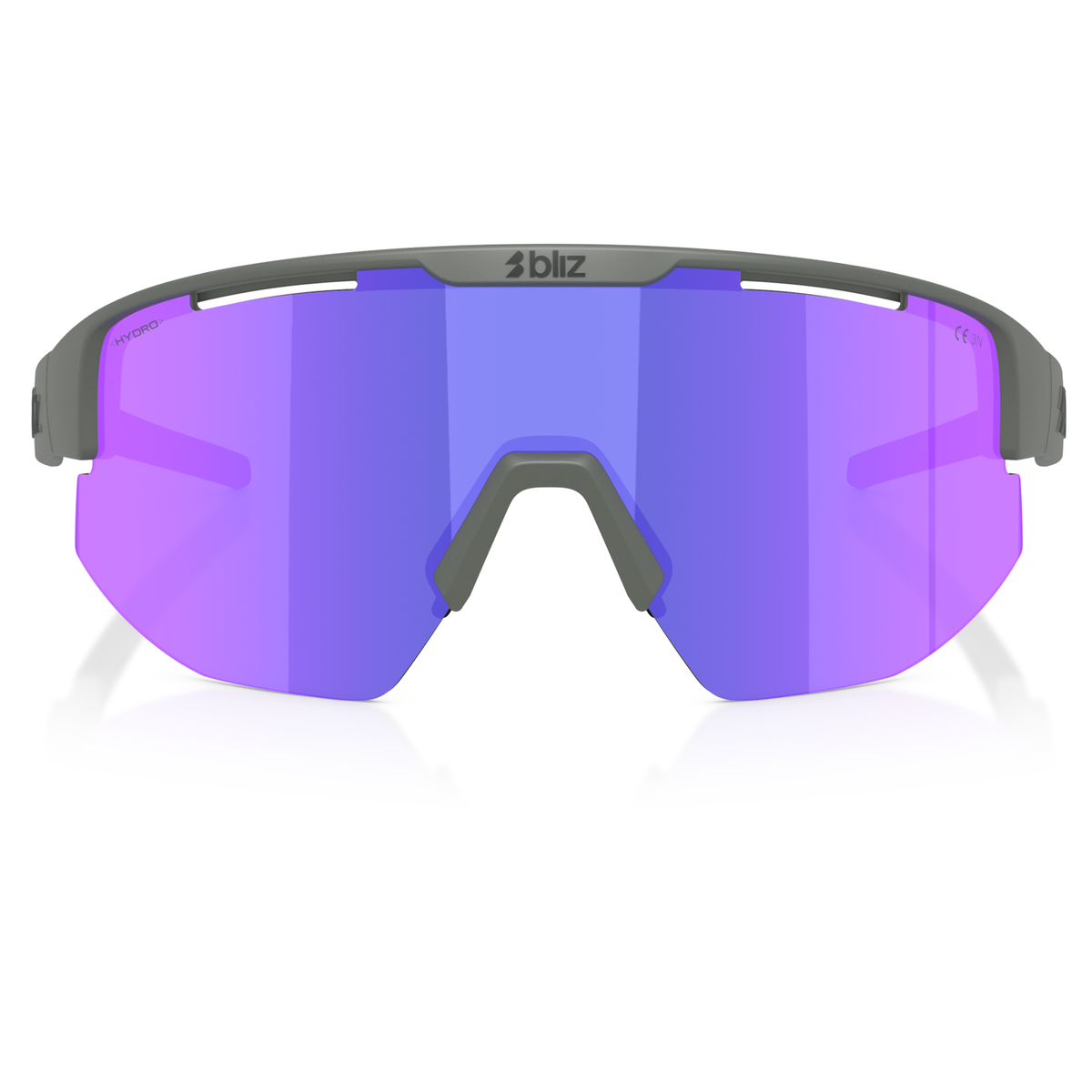 Gafas Bliz Matrix Small - Matte Grey Smoke W Purple Multi
