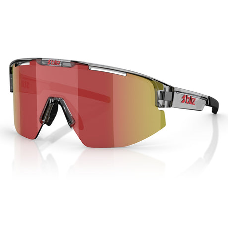 Occhiali Bliz Matrix - Transparent Dark Grey Red Bliz
