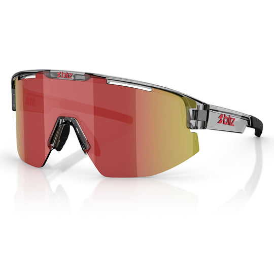 Bliz Matrix sunglasses - Transparent Dark Grey Red