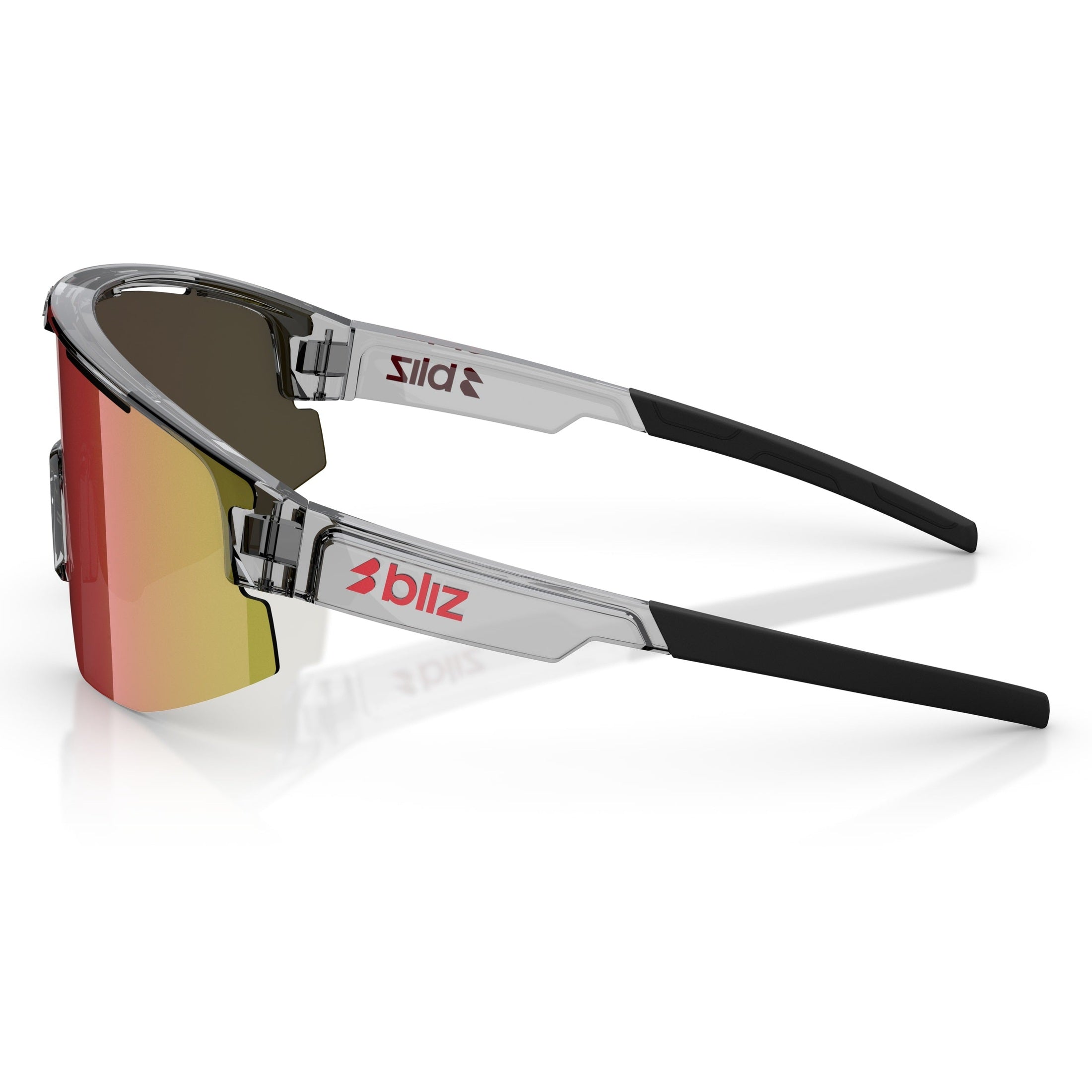 Occhiali Bliz Matrix - Transparent Dark Grey Red Bliz