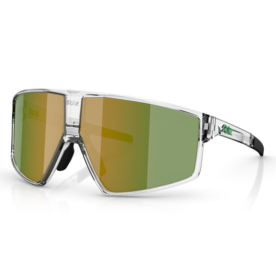 Bliz P002 Small sunglasses - Transparent White Green