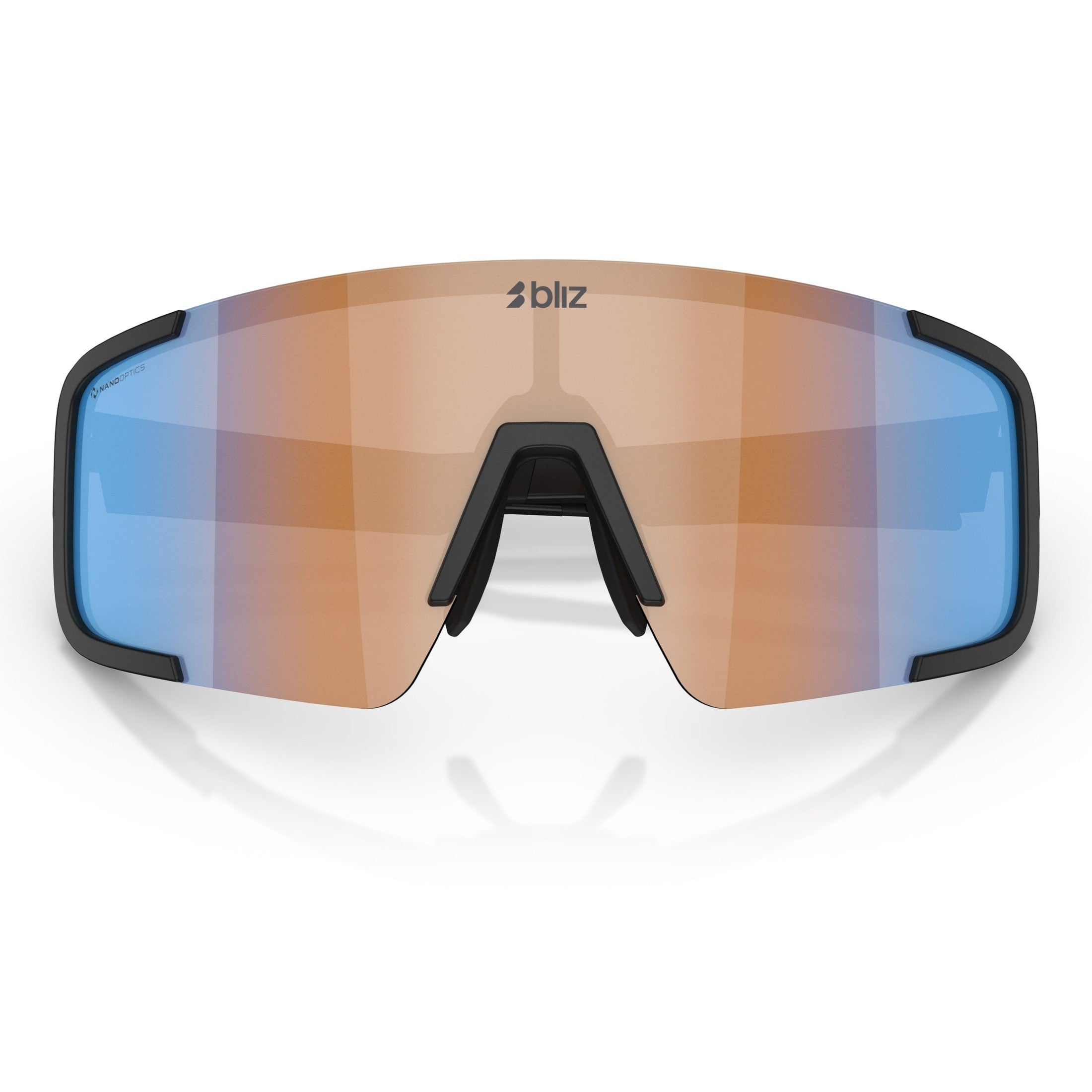 Occhiali Bliz P003 - Matte Black Coral-Orange Mirror Bliz