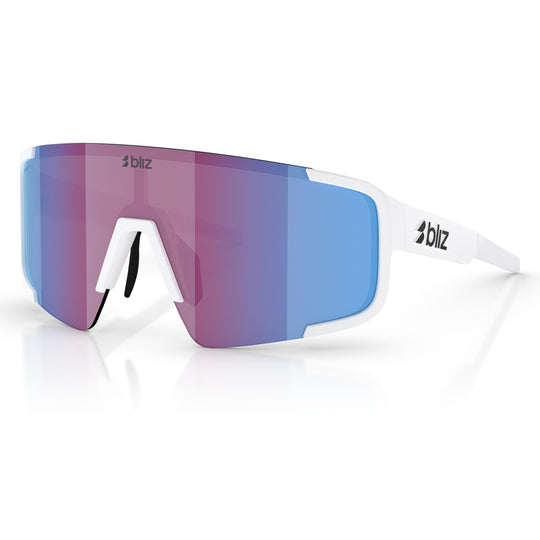 Bliz P003 sunglasses - Matte White Rose-Violet Mirror