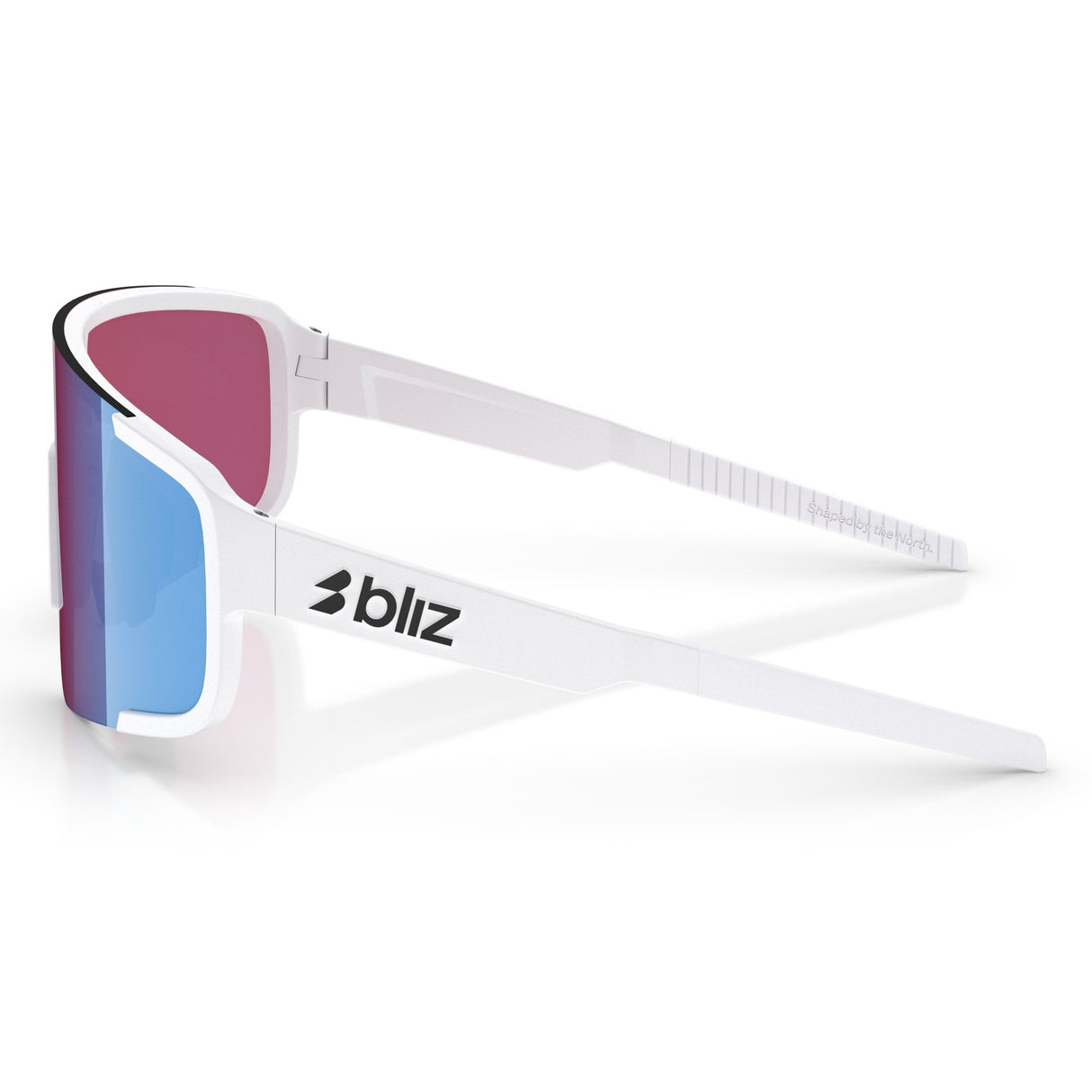 Occhiali Bliz P003 Small - Matte White Rose-Violet Mirror Bliz