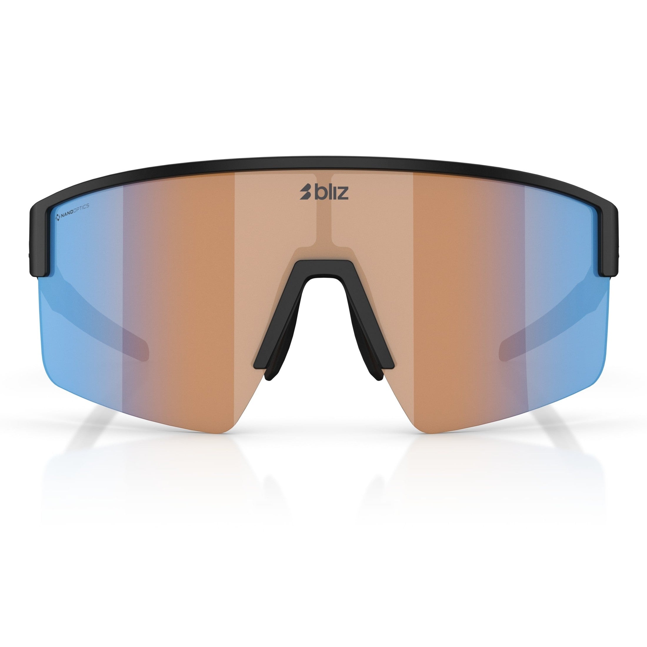 Occhiali Bliz P004 - Matte Black Coral-Orange Mirror Bliz