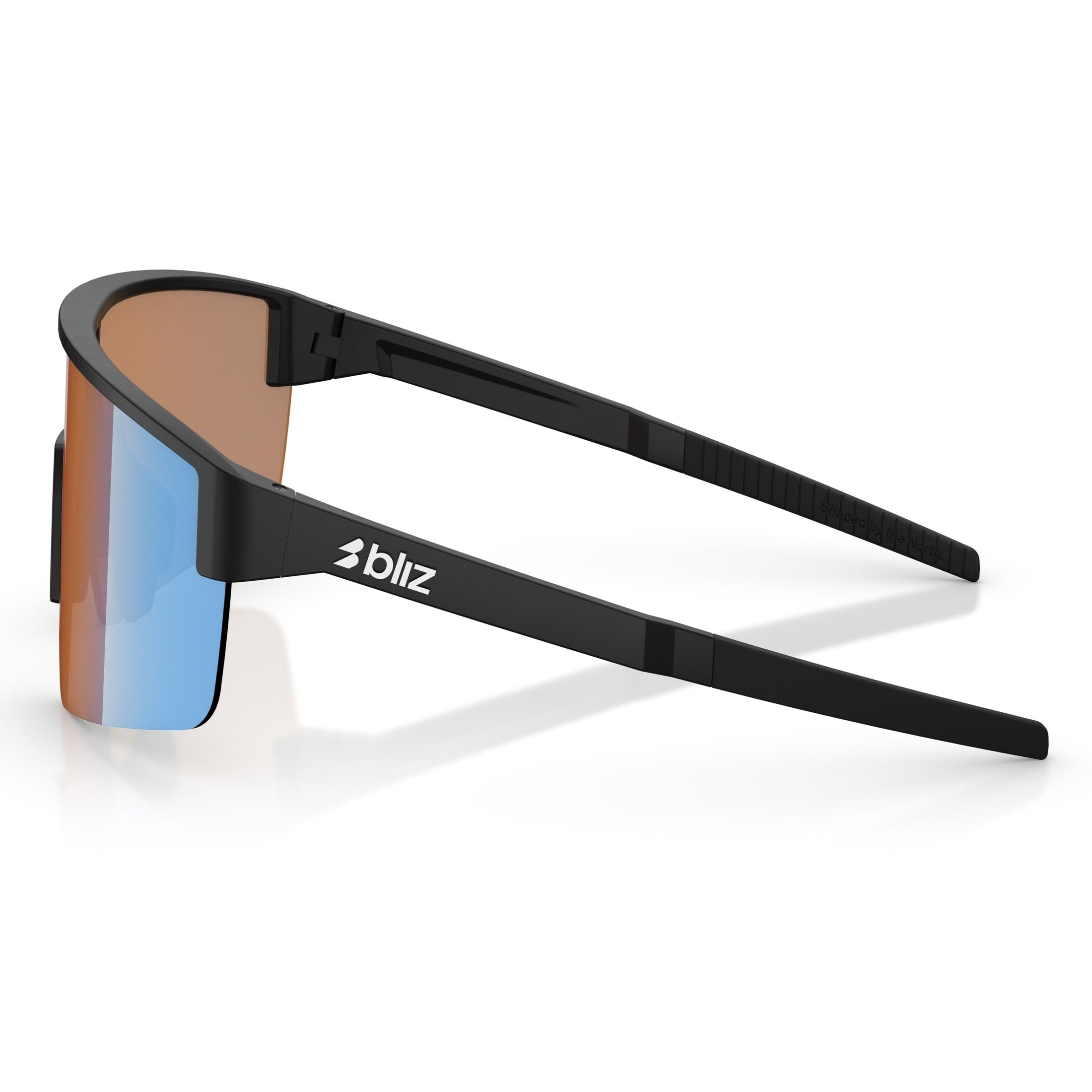 Occhiali Bliz P004 - Matte Black Coral-Orange Mirror Bliz