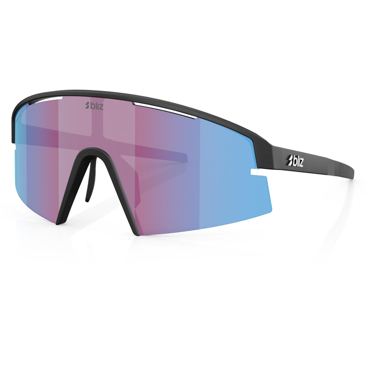 Lunettes Bliz P006 - Matte Black Nano Optics Violet/Blue