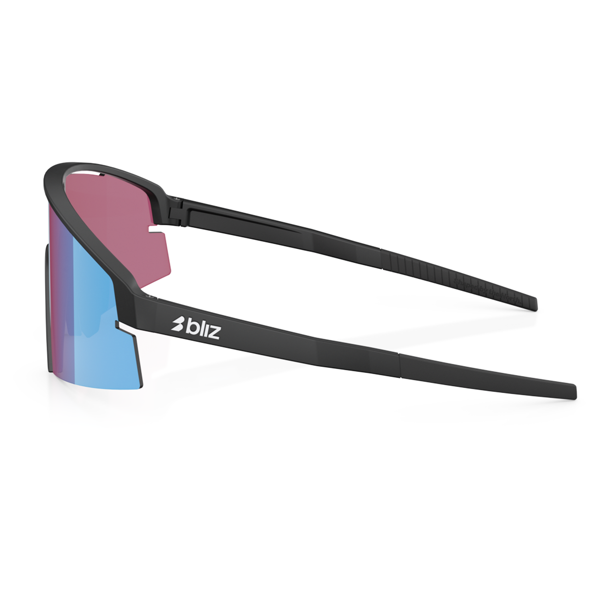 Lunettes Bliz P006 - Matte Black Nano Optics Violet/Blue