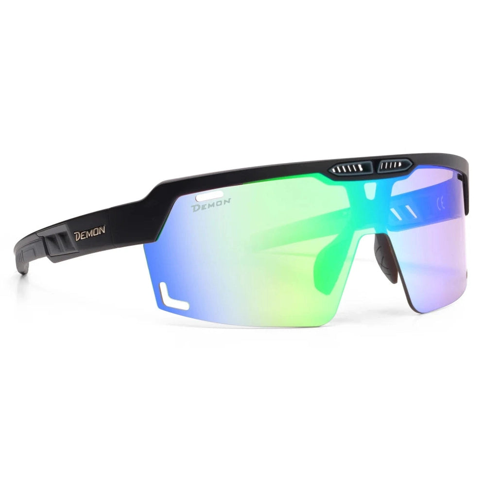 Occhiali Demon Speed Vent - Matt Black Green Demon