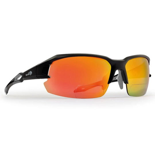 Demon Tiger Sun Reading sunglasses +2.50 - Matt Black Red