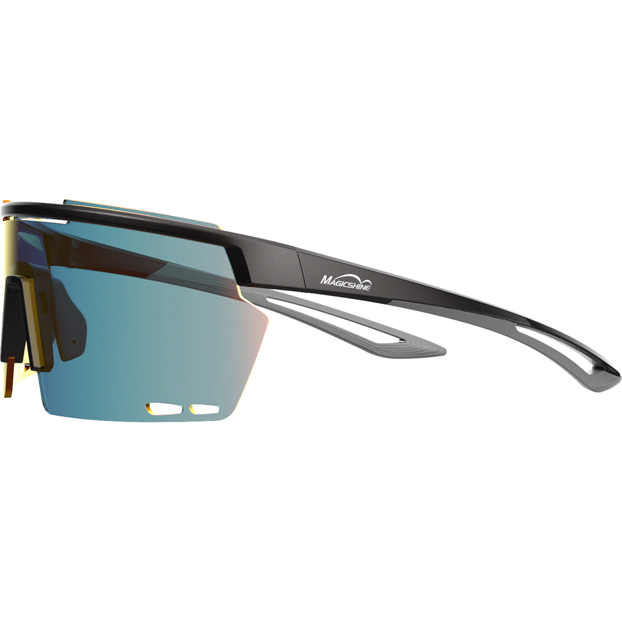 Gafas Magicshine Rouler - Negro verde