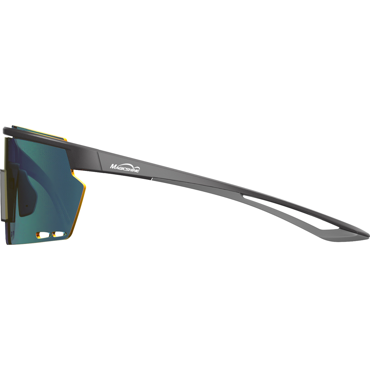 Gafas Magicshine Rouler - Negro verde