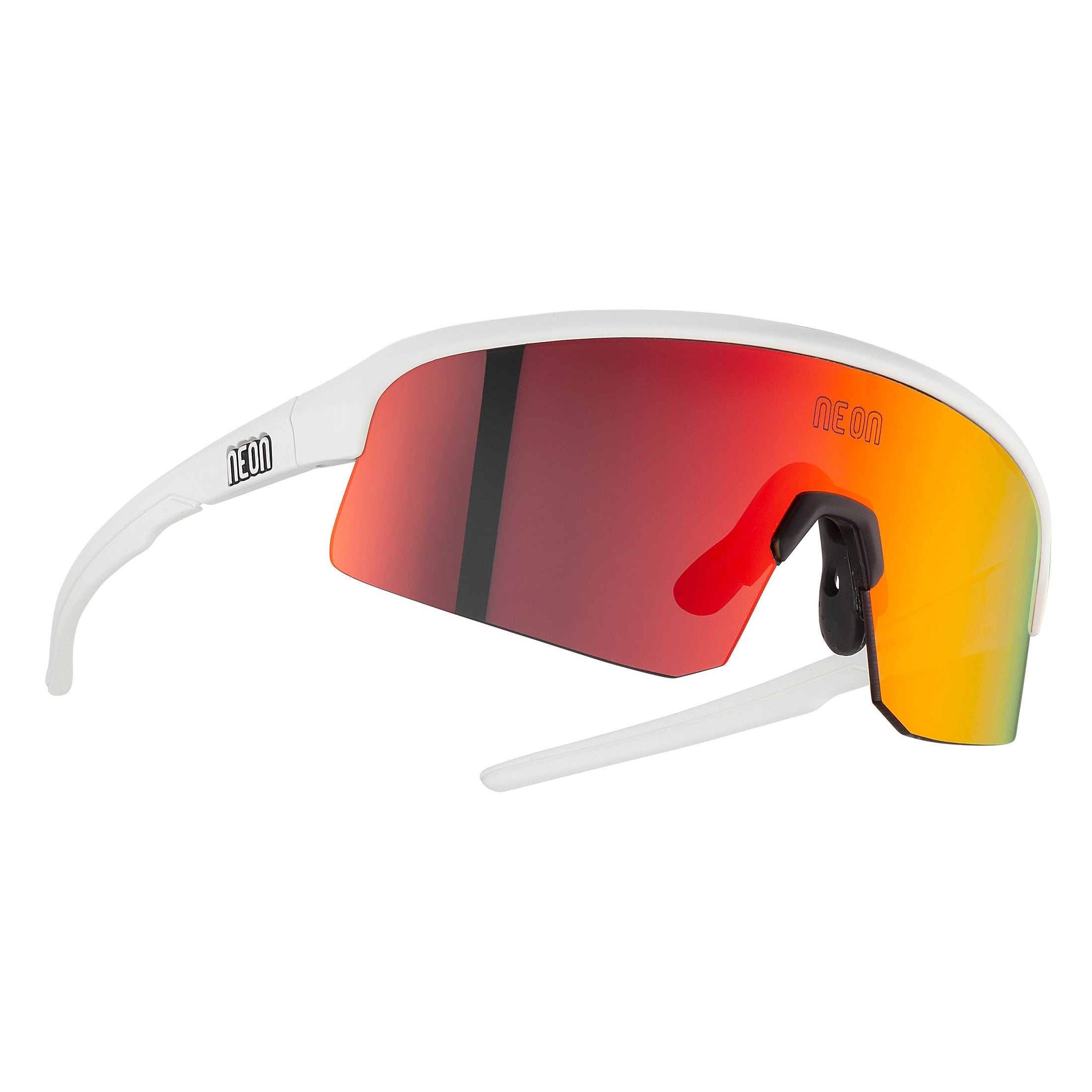 Occhiali Neon Viper Teenager - White matt mirror red Neon