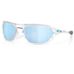Oakley Cage Jacket Brille - Matte Clear Prizm Deep Water Polarized