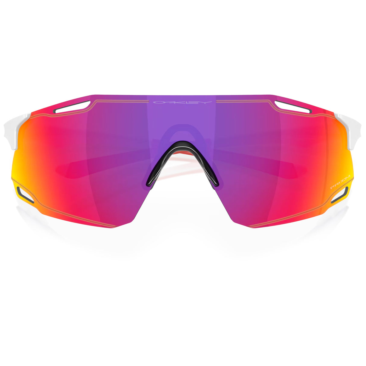 Occhiali Oakley Cybr Dyno - Polished white prizm road