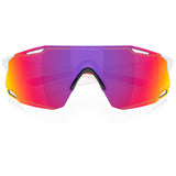 Occhiali Oakley Cybr Dyno - Polished white prizm road