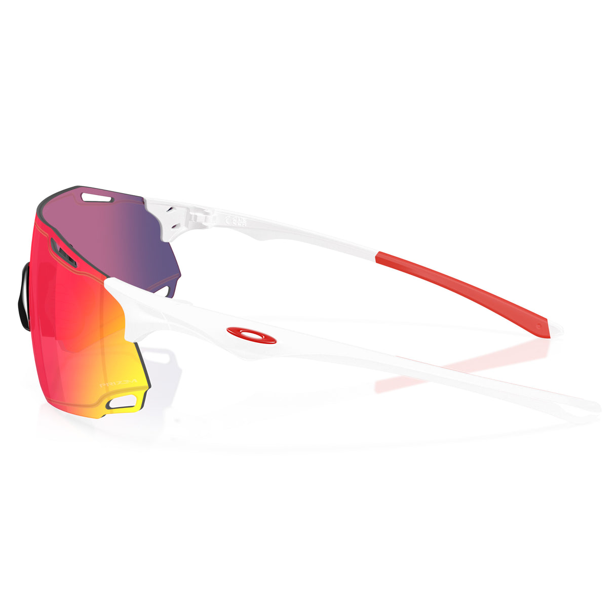Occhiali Oakley Cybr Dyno - Polished white prizm road