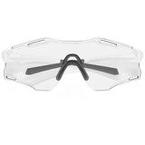 Occhiali Oakley Cybr Zero - Matt white iridium photochromic Oakley