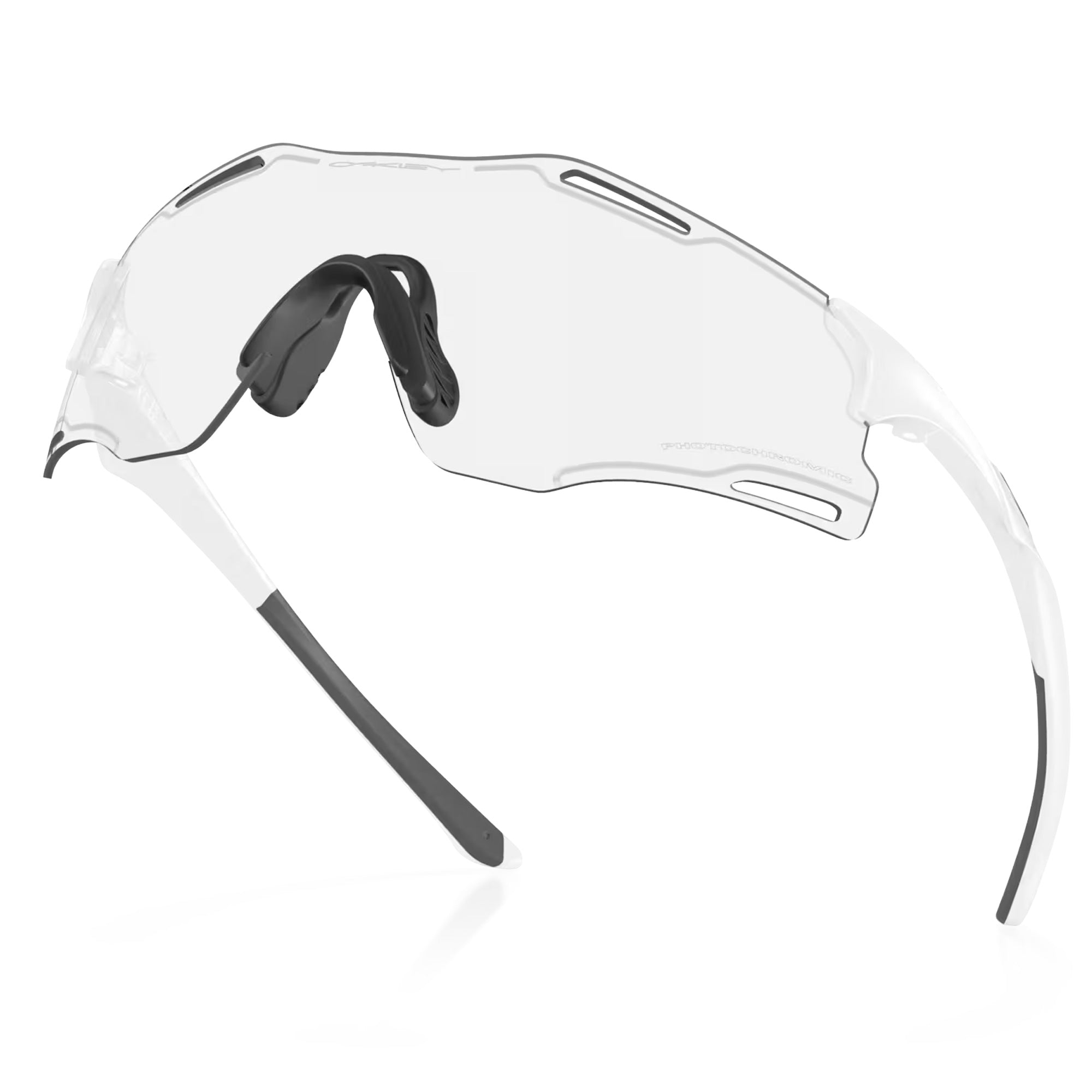 Occhiali Oakley Cybr Zero - Matt white iridium photochromic Oakley