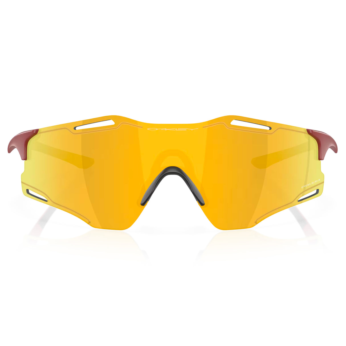 Occhiali Oakley Cybr Zero - Matte iron red Prizm 24k Oakley