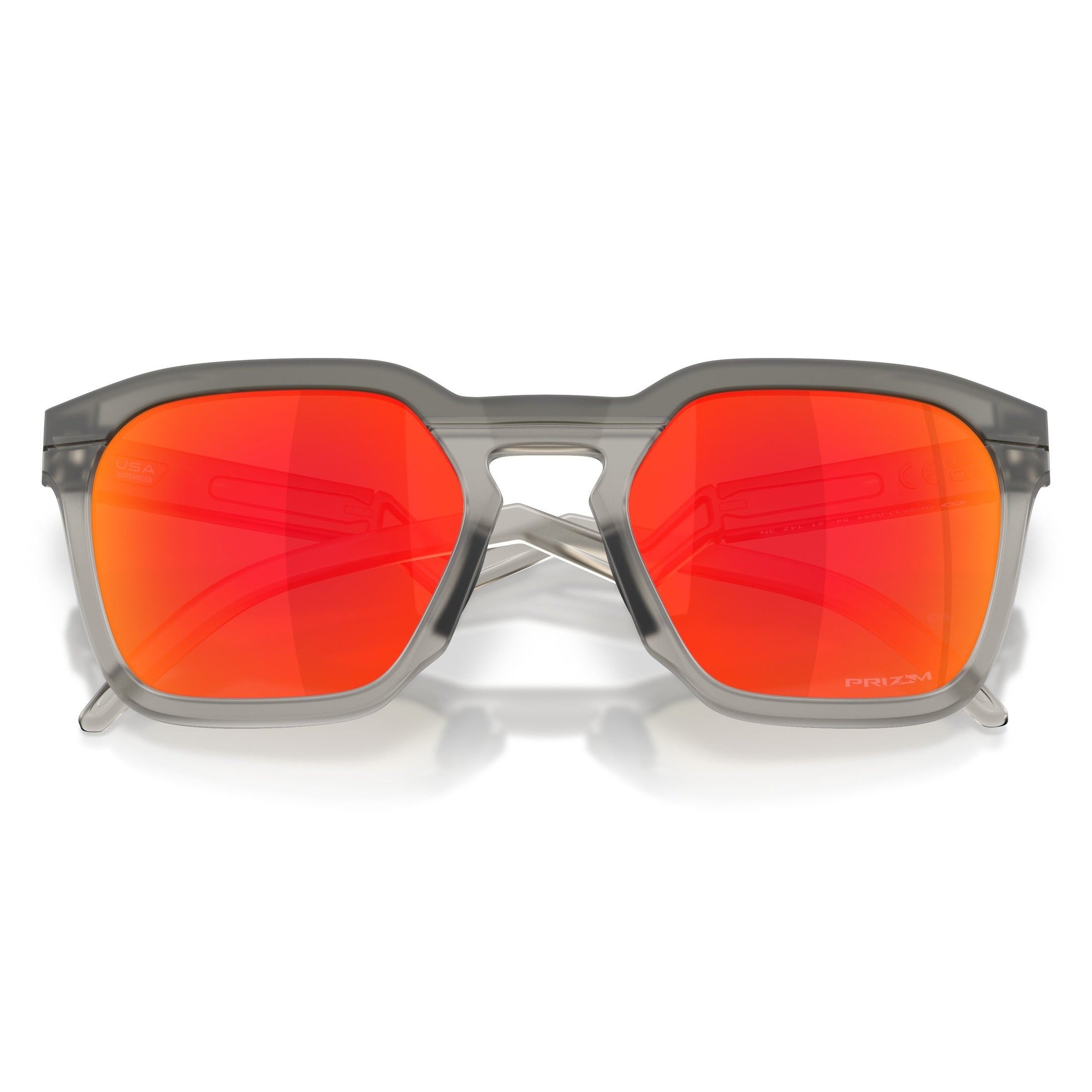 Occhiali Oakley HSTN SQ - Matte Grey Smoke Prizm Ruby Oakley