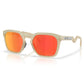 Oakley HSTN SQ Brillen - Matte Sand Prizm Ruby Polarized