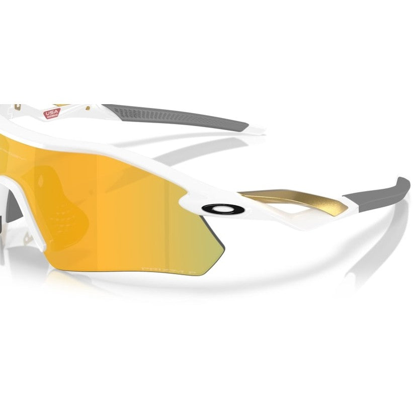 Occhiali Oakley Radar Plate - Polished White Prizm 24k Polarized Oakley
