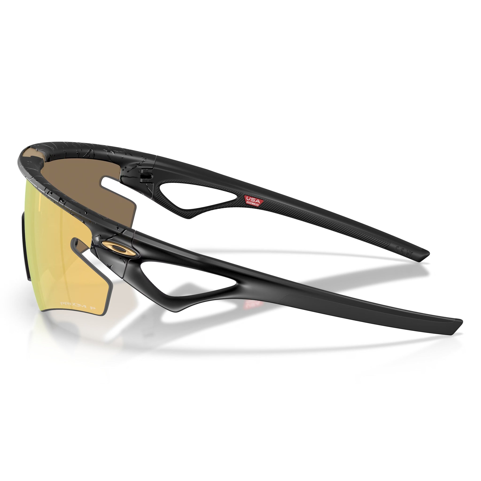 Lunettes Oakley Sphaera Slash Gridiron Collection - Matte Black Splatter Prizm 24K Polarisées