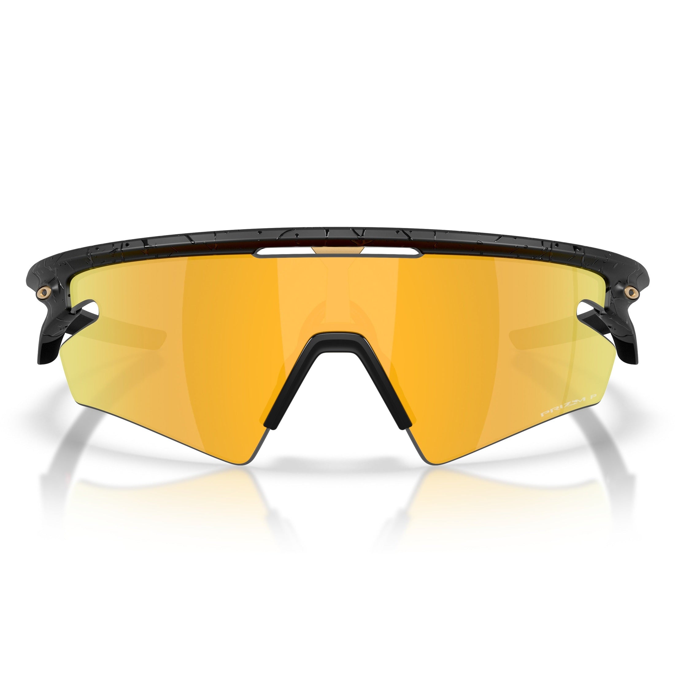 Lunettes Oakley Sphaera Slash Gridiron Collection - Matte Black Splatter Prizm 24K Polarisées