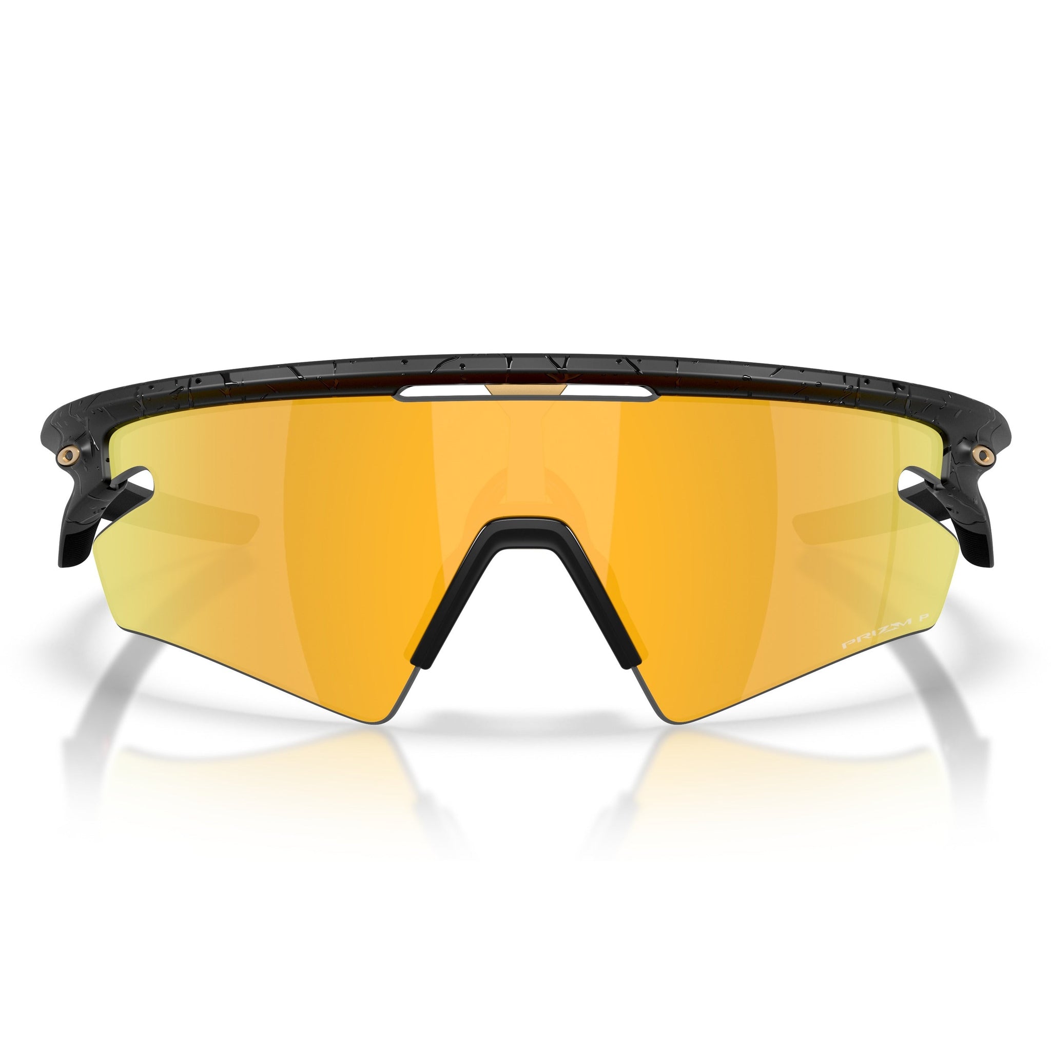 Lunettes Oakley Sphaera Slash Gridiron Collection - Matte Black Splatter Prizm 24K Polarisées