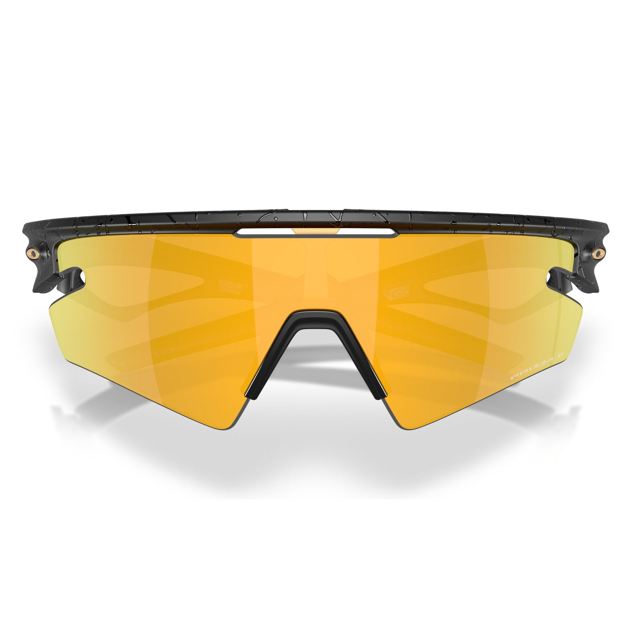 Lunettes Oakley Sphaera Slash Gridiron Collection - Matte Black Splatter Prizm 24K Polarisées