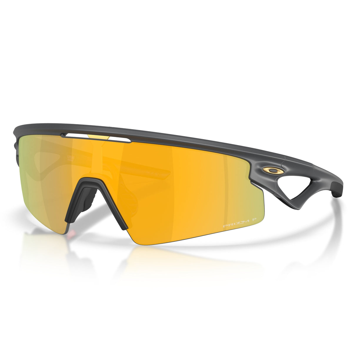 Oakley Sphaera Strike Brille - Matte Carbon Prizm 24K Polarized