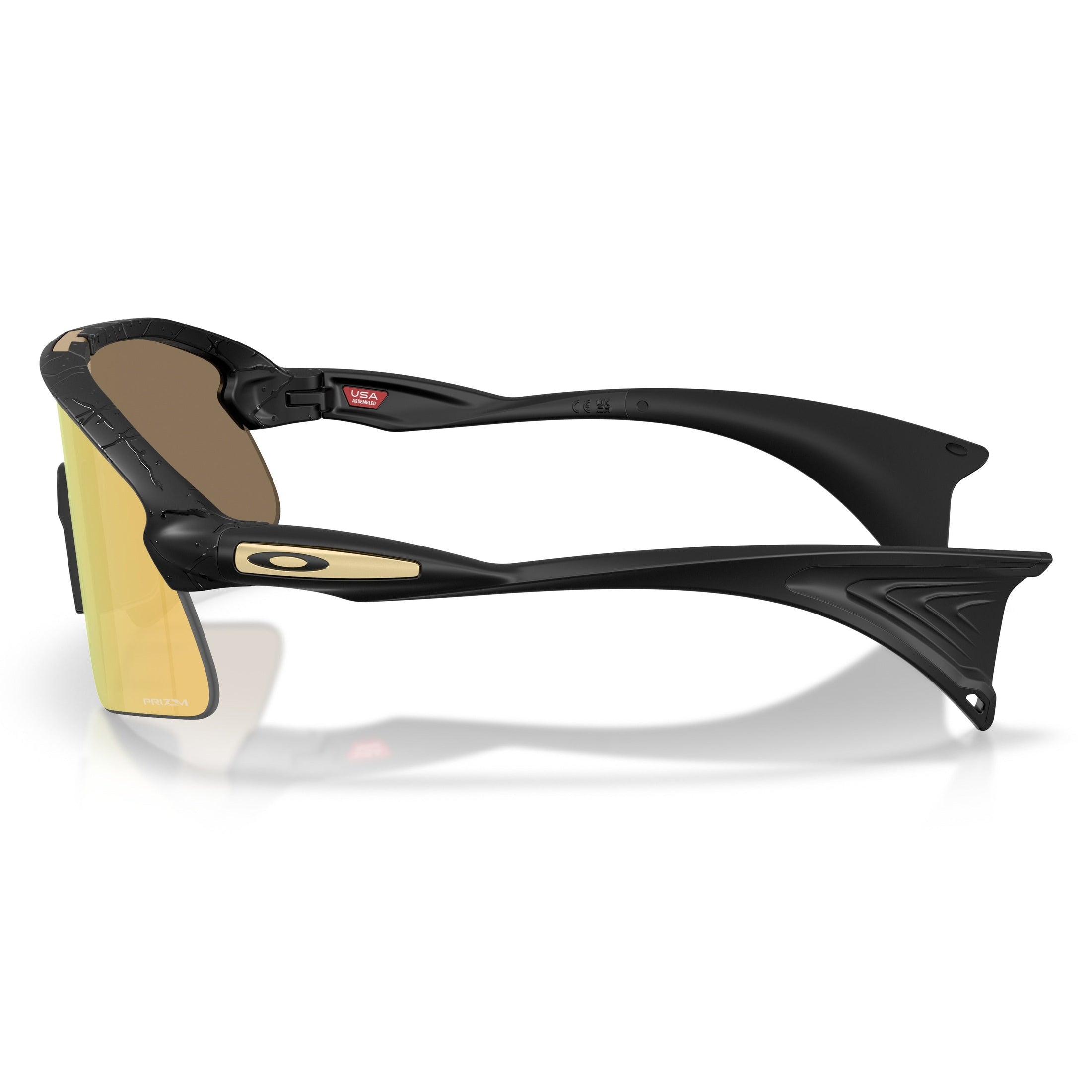 Lunettes Oakley Stunt Devil Gridiron Collection - Matte Black Splatter Prizm 24K