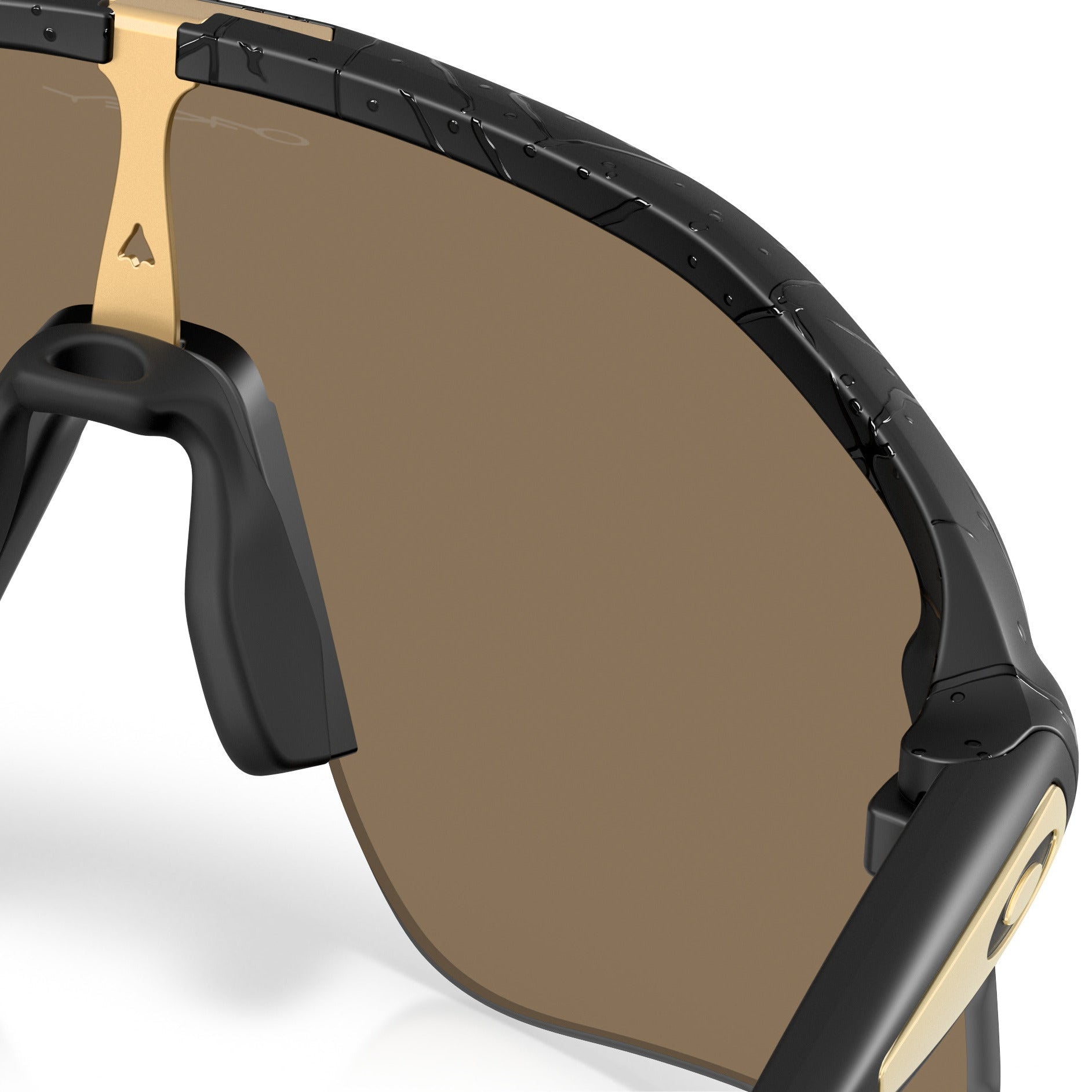 Lunettes Oakley Stunt Devil Gridiron Collection - Matte Black Splatter Prizm 24K