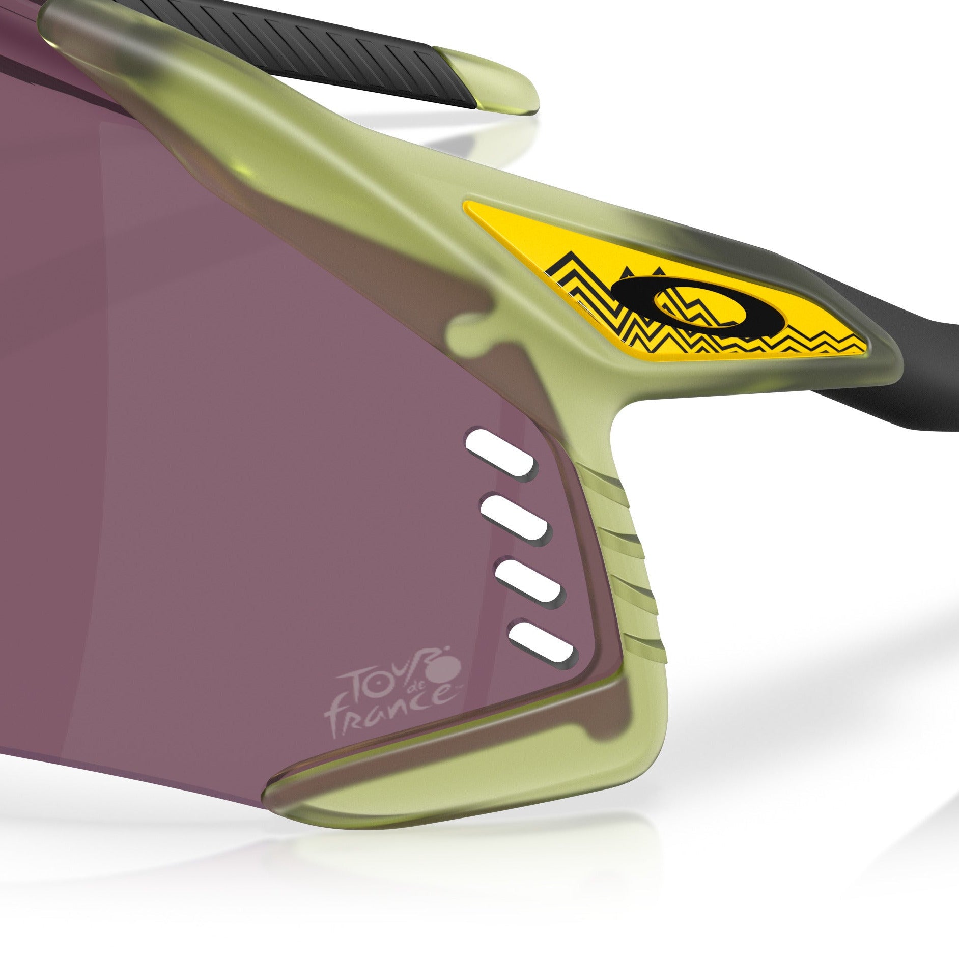 Occhiali Oakley Velo Kato Tour de France - Matte Trans Fern Prizm Road Black Oakley