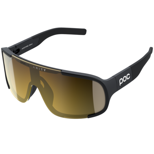 Poc Aspire Mid brille - Uranium Black Clarity Road Partly Sunny Gold