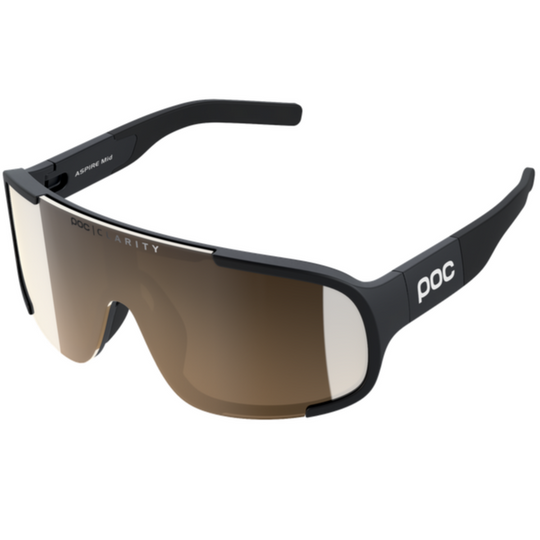 Poc Aspire Mid brille - Uranium Black Clarity Trail Partly Sunny Silver
