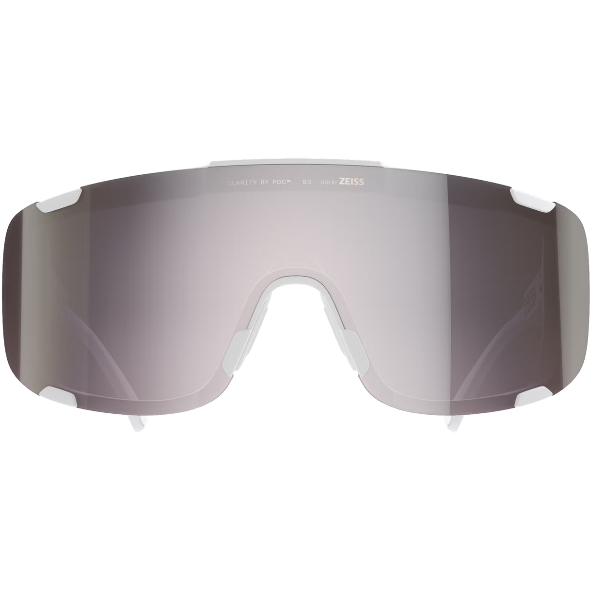 Poc Devour Mid + Glasses - Hydrogen White Clarity Silver